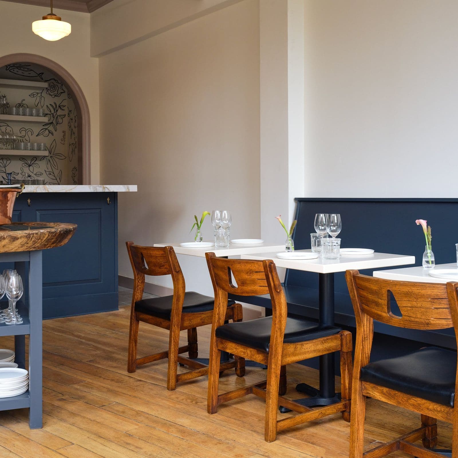 Third Falcon Fort Greene bistro interior with a warm neighborhood atmosphere