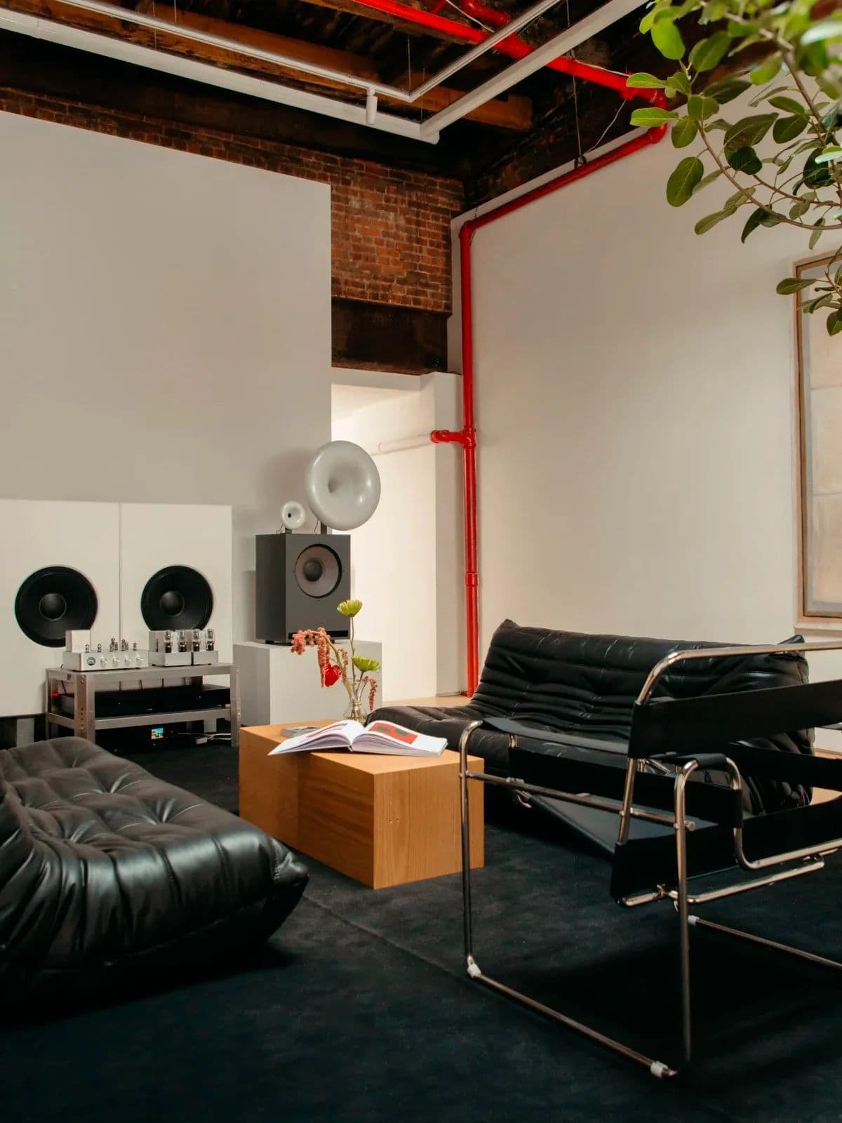 Silence Please high-fidelity listening lounge on the Bowery NYC intimate event space with professional audio equipment