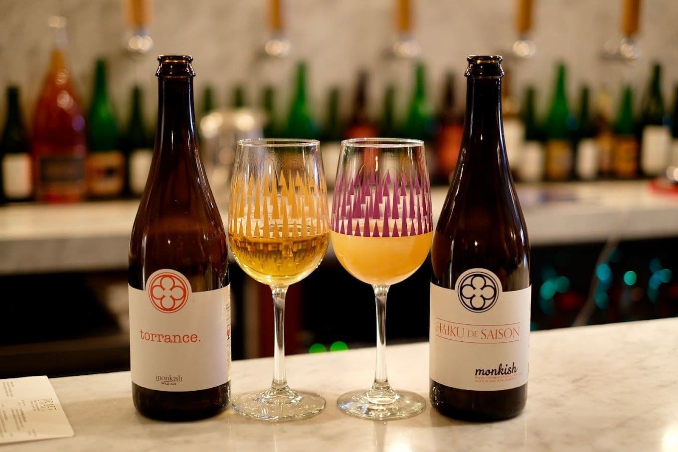 Tørst Greenpoint Brooklyn craft beer bar with Scandinavian minimalist design and long bar for private events