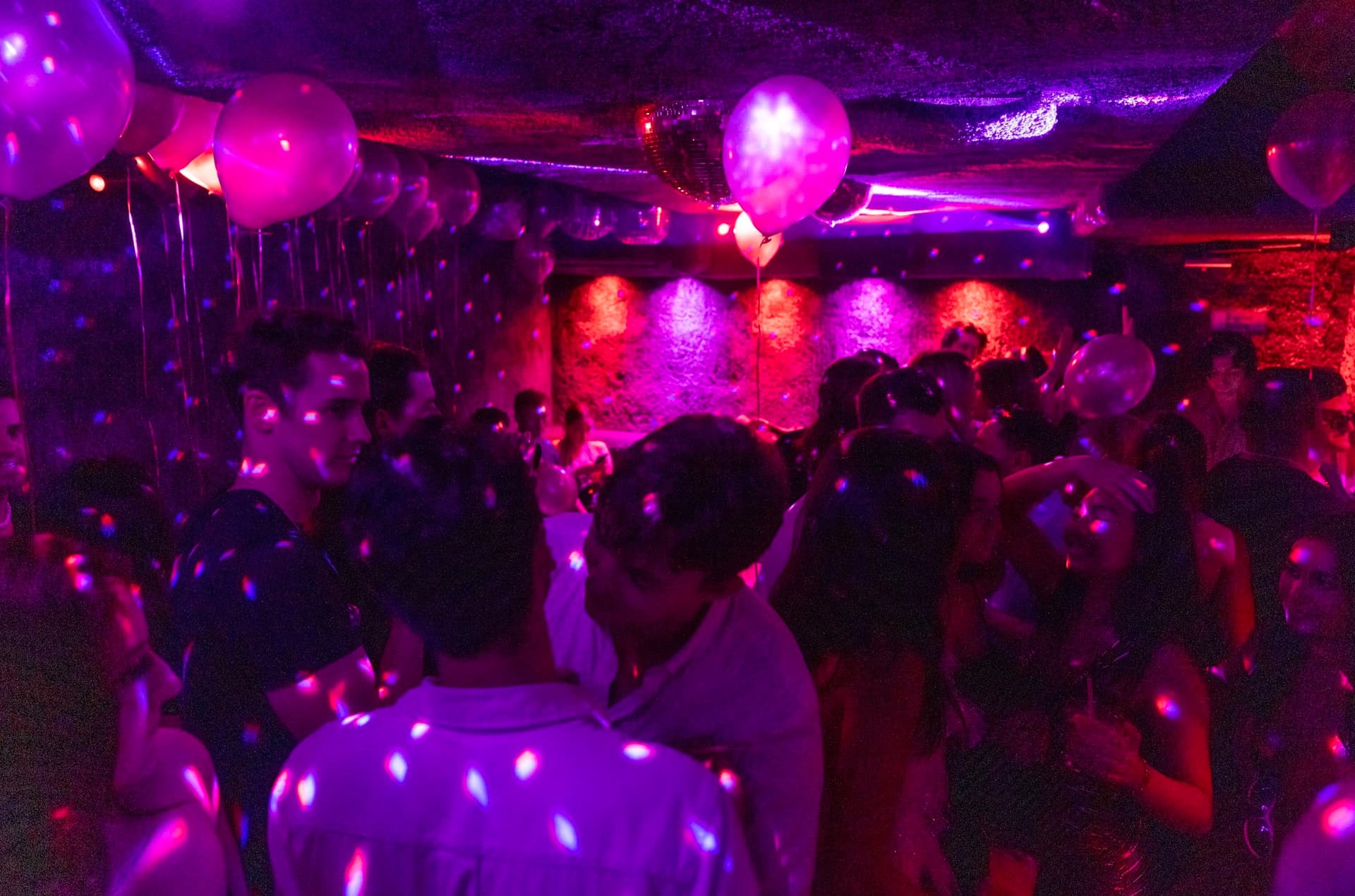 The Boiler Room private space at VIRGO New York with club lighting