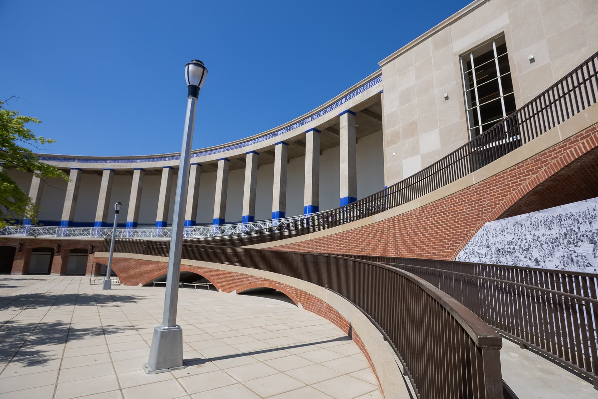 Restored 1936 Art Deco event hall at Orchard Beach Pavilion in the Bronx