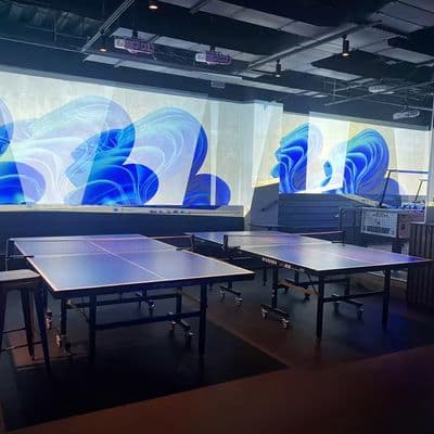 Sugar Mouse's immersive projection-mapped interior in the East Village