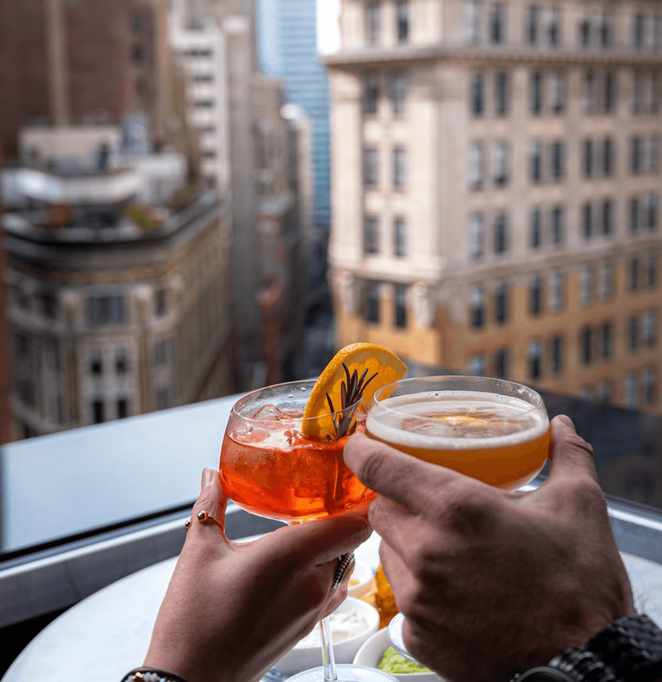 Highwater Rooftop event space in FiDi with panoramic Manhattan skyline views