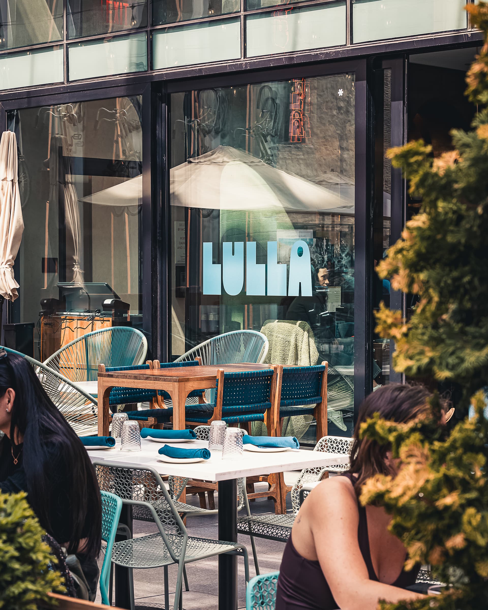 Dining space at Lulla, an Italian-American restaurant in Chelsea