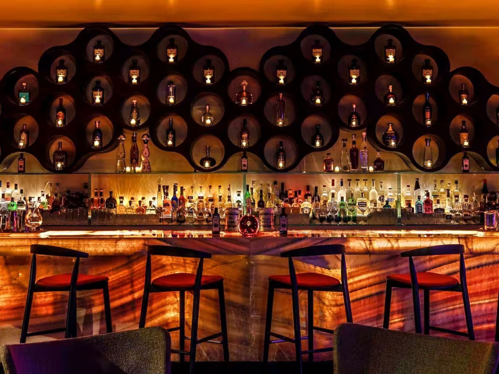 DOM Gramercy lounge and event space NYC with art installations