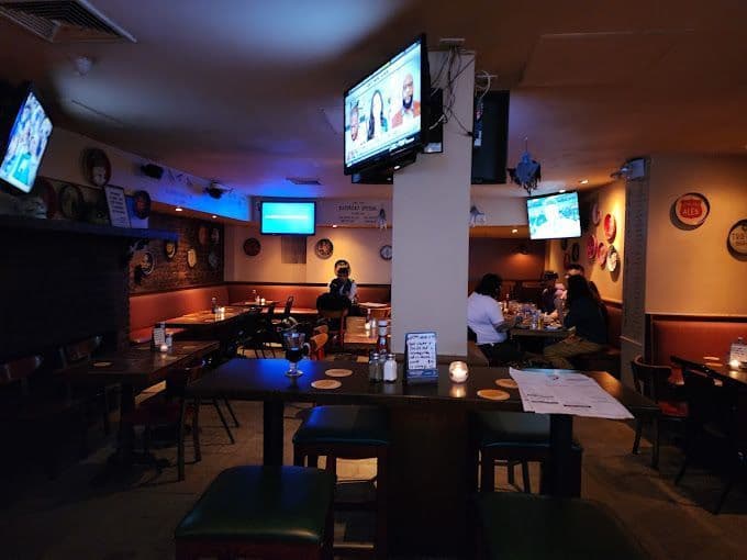 Josie Woods Pub interior, Greenwich Village sports bar and event venue