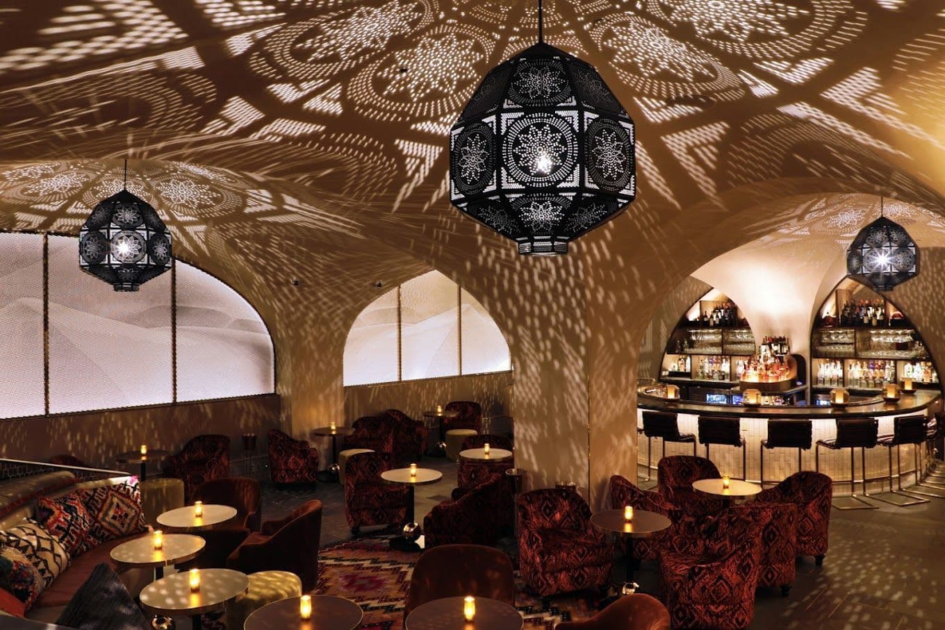Célon Bar and Lounge Bryant Park Hotel interior